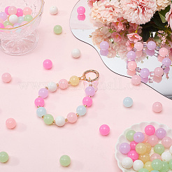 80pcs perles acryliques opaques&nbsp;OACR-SP0001-42