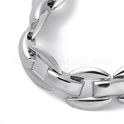 Anlaufgeschützte Gliederketten aus 304 Edelstahl für Herren&nbsp;NJEW-Q340-10P
