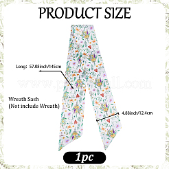 1 Stück Wickelgürtel aus Polyester mit Blumenmuster für Damen&nbsp;AJEW-CP0009-89A