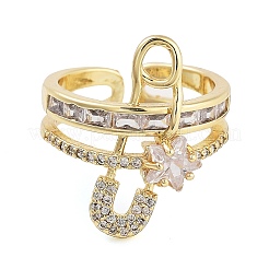 Anneaux de manchette ouverts pour femmes&nbsp;RJEW-C080-02G