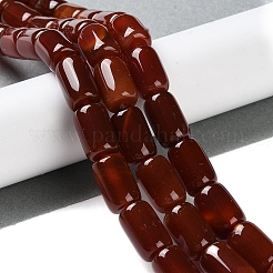 Chapelets de perles rouges en agate naturelle&nbsp;G-NH0019-A03-03