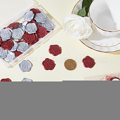 50 Stück 2 Arten selbstklebende Wachssiegelaufkleber&nbsp;DIY-CP0009-10A