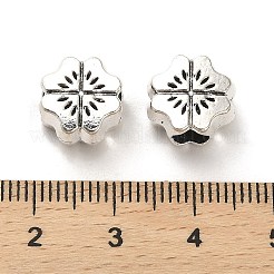 Tibetische Stil Legierung Großlochperlen&nbsp;PALLOY-K019-03I-AS