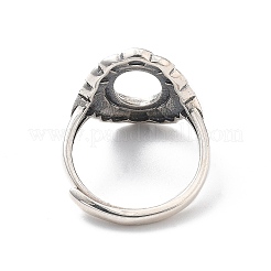 925 verstellbarer Ring aus Sterlingsilber.&nbsp;STER-C011-03AS