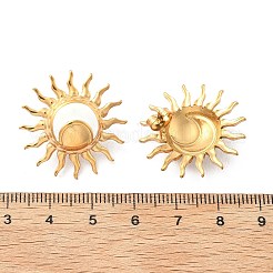 Orecchini a bottone in acciaio inossidabile 304&nbsp;EJEW-D319-12G
