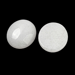 Natürliche weiße Jade Cabochons&nbsp;G-C115-01B-44