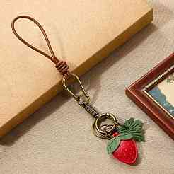 1 porte-clés pendentif en bois&nbsp;KEYC-SZ0001-24G