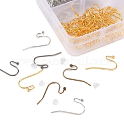 Ganci per orecchini in ottone 240 pz 4 colori&nbsp;DIY-YW0005-43