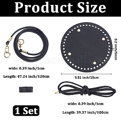1 kit para hacer bolsas de cubo redondas de diy&nbsp;PURS-CL0001-09B