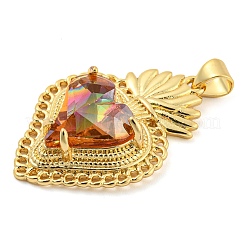 Cremagliera pendenti in ottone placcatura&nbsp;ZIRC-L100-163G-01