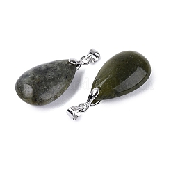 Colgantes de jade del sur natural&nbsp;G-N362-03P-10