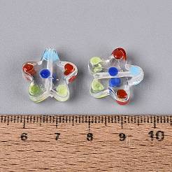 Hilos de abalorios de murano hechos a mano&nbsp;LAMP-N038-05F