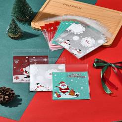 3 Beutel 3 Stile Rechteckige Opp Zellophantüten für Weihnachten&nbsp;OPC-FS0001-01B