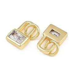 Colgante micropavé cubic zirconia de latón&nbsp;KK-A269-44G