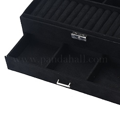 Schmuckschatullen aus Samt und Holz&nbsp;VBOX-I001-04A