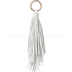 Schlüsselanhänger mit Quastenanhänger aus PU-Leder&nbsp;FIND-WH20019-242G-04