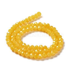Perles de verre imitation jade cuites au four&nbsp;DGLA-A034-J8MM-A30