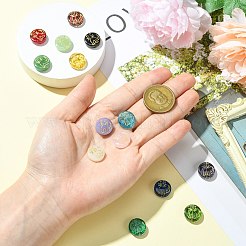 14pcs 14 Farben handgemachte Bunte Malerei-Perlen&nbsp;LAMP-CJ0002-86