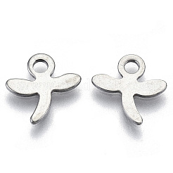Anlaufgeschützte Charms aus Edelstahl 201&nbsp;STAS-R116-093