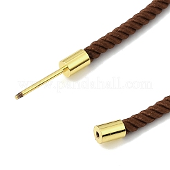 Realizzazione di collane con cordino Milan in nylon rotondo da 3 mm&nbsp;BJEW-H642-01G