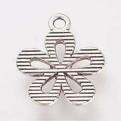 Tibetischer stil Aluminium Anhänger & Charms&nbsp;TIBE-S306-12AS-RS