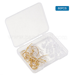 Ganci di orecchini in ottone&nbsp;STER-TA0001-02