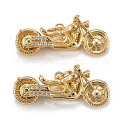 Pendentifs en laiton zircon cubique transparent&nbsp;ZIRC-P086-29G