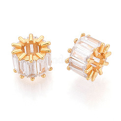 925 Sterlingsilber-Pavé-Perle mit klaren Zirkonia&nbsp;STER-T008-41G