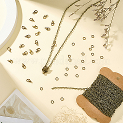 Kits de fabrication de colliers et de chaînes en fer à faire soi-même&nbsp;DIY-SC0029-14D