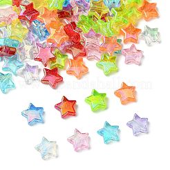 90pcs 9 Farben umweltfreundliche transparente Acrylperlen&nbsp;TACR-FS0001-63