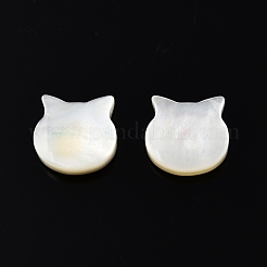Natürlichen weißen Muschelperlen&nbsp;SSHEL-N003-142