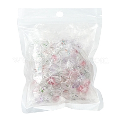100pcs 5 Farben Glasperlen&nbsp;GLAA-FS0001-41