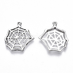 Tibetischer stil Aluminium Anhänger & Charms&nbsp;TIBE-N010-14AS-RS