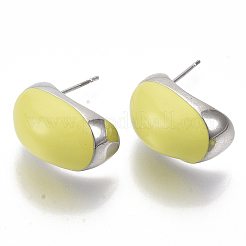 (Schmuckpartys im Fabrikverkauf) Legierungs-Emaille-Ohrstecker&nbsp;EJEW-N012-14P