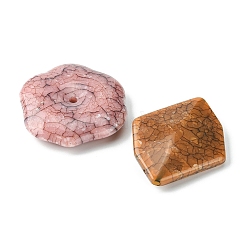 70 Stück undurchsichtige Crackle-Acrylperlen im 14-Stil&nbsp;OACR-YW0001-64A