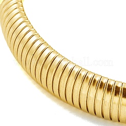 Bracelets à ressort en acier inoxydable 304 avec placage ionique (IP) pour femmes et hommes&nbsp;BJEW-U003-02E-G