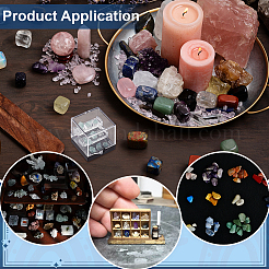 3-stufige transparente Acrylvitrine für Mineralglasboxen&nbsp;CON-WH0112-009A