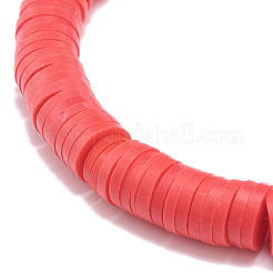Set di braccialetti elasticizzati heishi surfer fatti a mano in argilla polimerica 6 pz 6 colori&nbsp;BJEW-JB08690