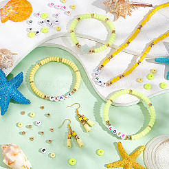 Kit de fabrication de bijoux en perles à lettres DIY&nbsp;DIY-PH0010-57