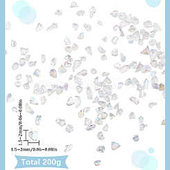 Mestiere di vetro frantumato placcato trasparente&nbsp;GLAA-SC0001-98A-01
