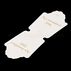Ripiegare le carte per esposizione di gioielli in carta stampata in oro&nbsp;CDIS-M005-11