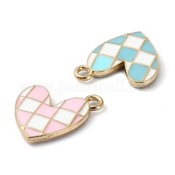 Crémaillère placage pendentifs en émail d'alliage&nbsp;PALLOY-F308-03G