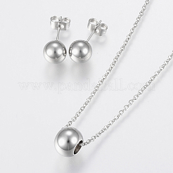 Ensembles de bijoux en acier inoxydable 304&nbsp;SJEW-H122-03
