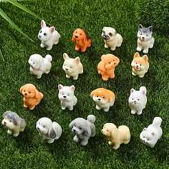 34 pz 17 stili di decorazioni per esposizione di cani in resina opaca&nbsp;RESI-CJ0005-40