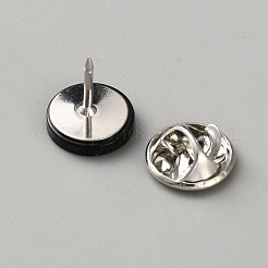 Spille da bavero con bottone in resina a 4 foro&nbsp;BUTT-WH0028-122A