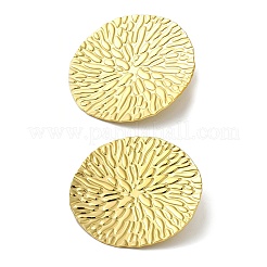 Pendientes de botón de acero inoxidable 304&nbsp;EJEW-U001-04G-02