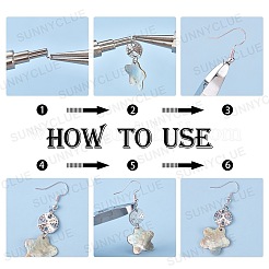 DIY-Sets zur Herstellung von Ohrringen im geometrischen Stil&nbsp;DIY-SC0013-21S