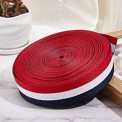 Ruban rayé en polyester tricolore de 15 mètre&nbsp;OCOR-WH0078-120A