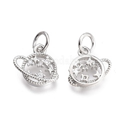 Pendentifs avec zircon cubiques à micro-pavés en laiton&nbsp;KK-P187-06P