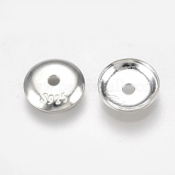 925 tapa de cuentas de plata esterlina&nbsp;STER-S002-31-7mm